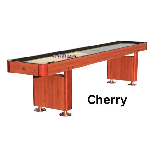 "The Standard" 9 Foot Shuffleboard Table by Berner Billiards in Cherry, Espresso or Black