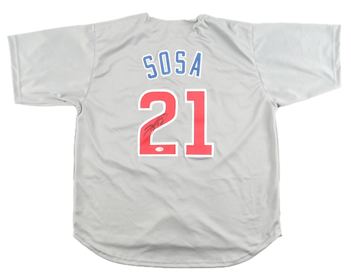 Sammy Sosa Autographed  Jersey (JSA)