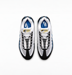 Nike Air Max 95 — White/Black/Reflect Silver/Royal Blue