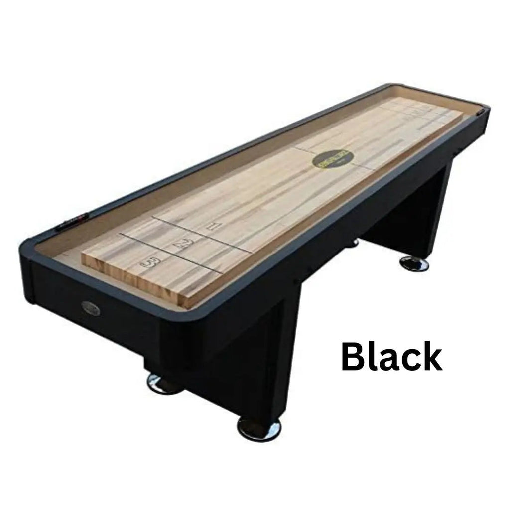 "The Standard" 9 Foot Shuffleboard Table by Berner Billiards in Cherry, Espresso or Black