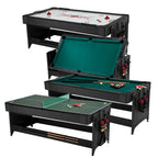 Fat Cat Original Pockey 7ft Black 3 in 1 Multi Game Table