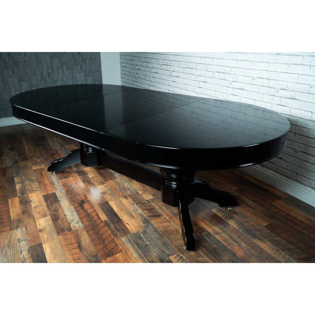 BBO Poker Tables Elite Black Oval Poker Table 10 Person