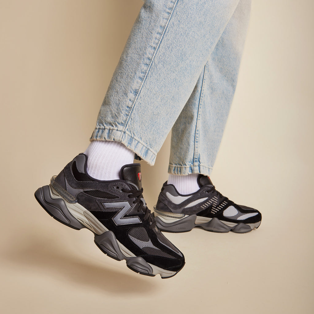 New Balance 9060 - Men Shoes — Grey-Black-White — image 3