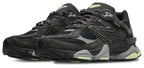 New Balance 9060 - Men Shoes — Black Cement-Dry Lime — image 2