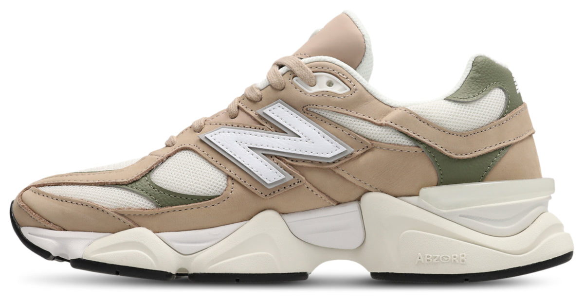 New Balance 9060 - Men Shoes — Mindful Grey-Dark Olivine — image 4