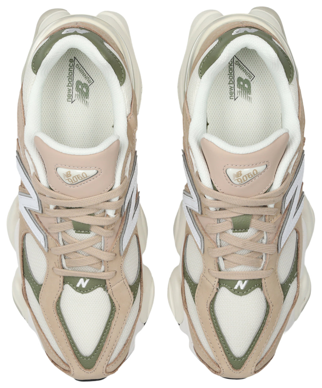 New Balance 9060 - Men Shoes — Mindful Grey-Dark Olivine — image 5