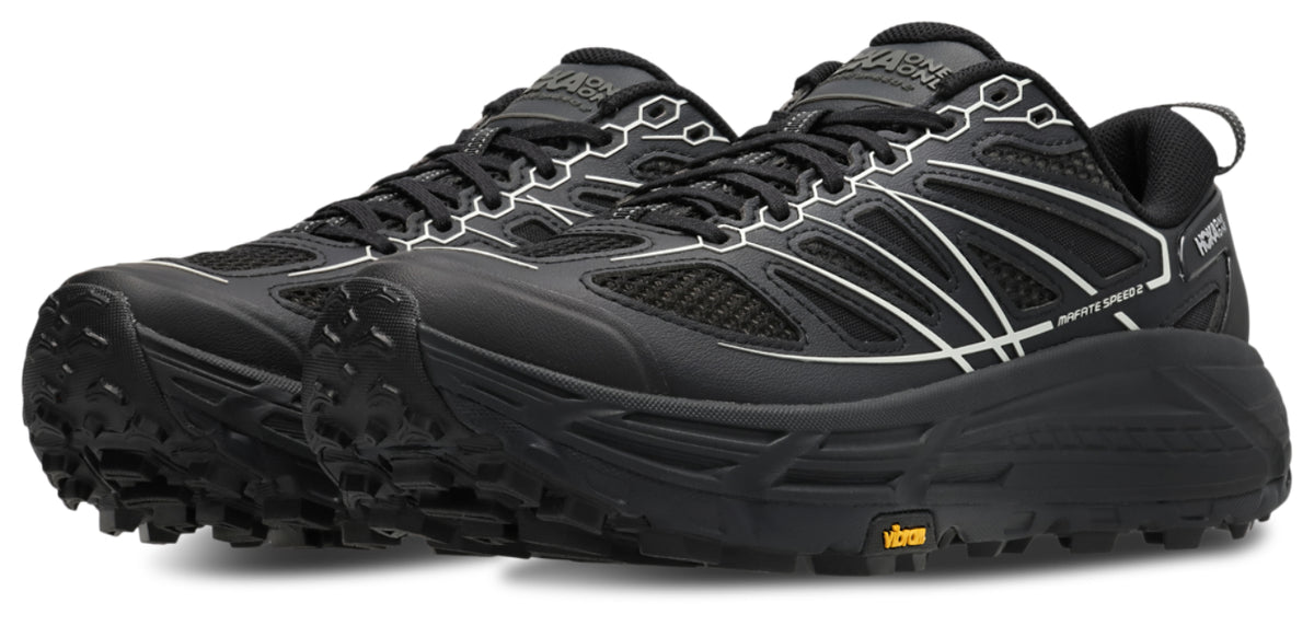 Hoka Mafate Speed 2 - Men Shoes — Black-Carbon Black-Black — image 2