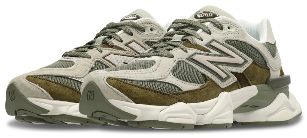 New Balance 9060 - Men Shoes — Dark Olivine-Olivine — image 2