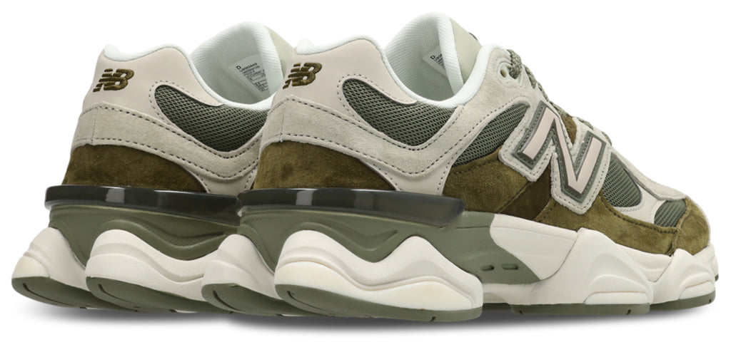 New Balance 9060 - Men Shoes — Dark Olivine-Olivine — image 3