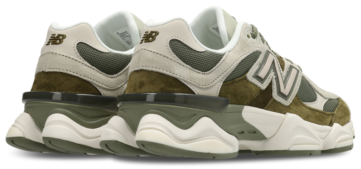 New Balance 9060 - Men Shoes — Dark Olivine-Olivine — image 3