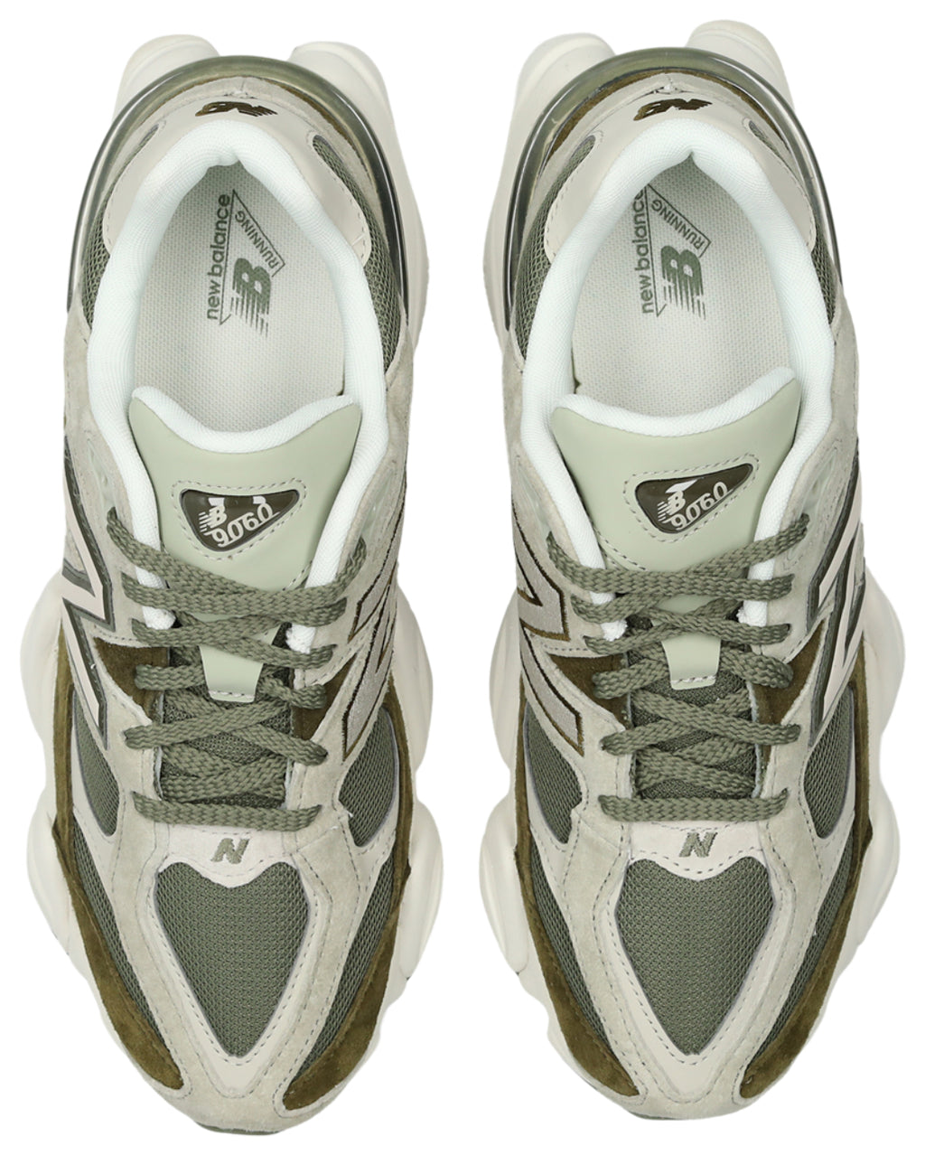 New Balance 9060 - Men Shoes — Dark Olivine-Olivine — image 5