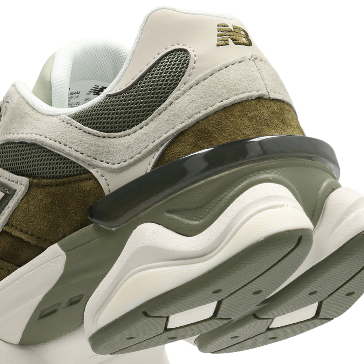 New Balance 9060 - Men Shoes — Dark Olivine-Olivine — image 7
