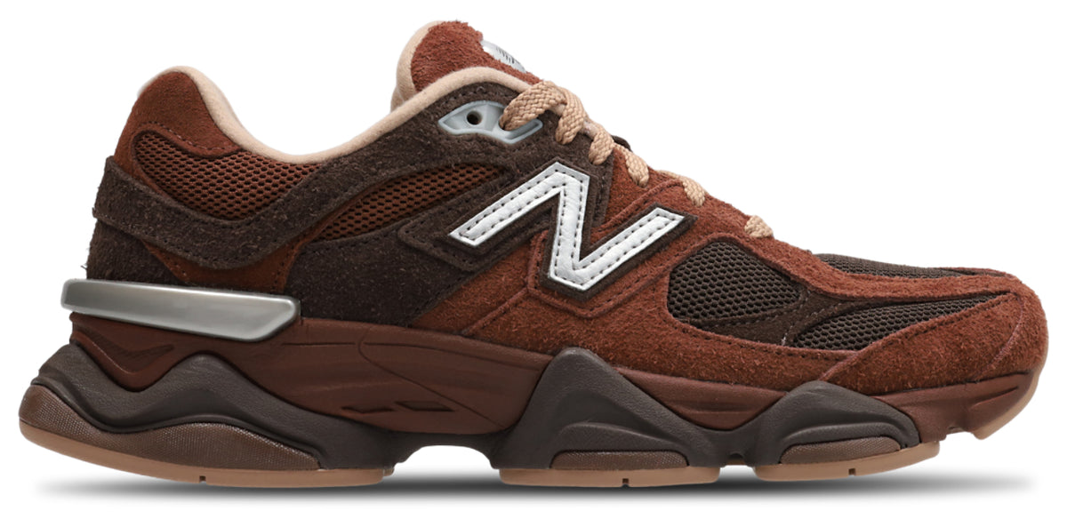New Balance 9060 - Women Shoes — Black Coffee-Rich Oak — image 1