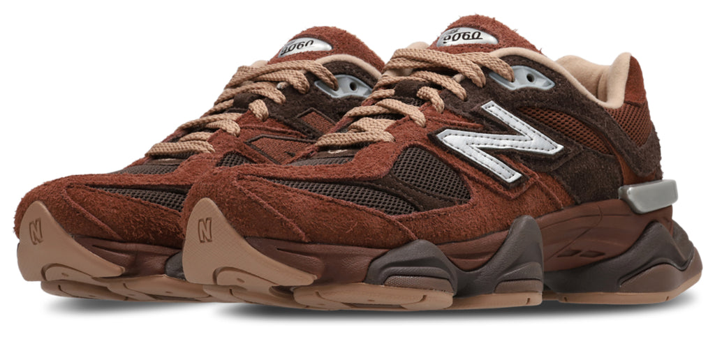 New Balance 9060 - Women Shoes — Black Coffee-Rich Oak — image 2
