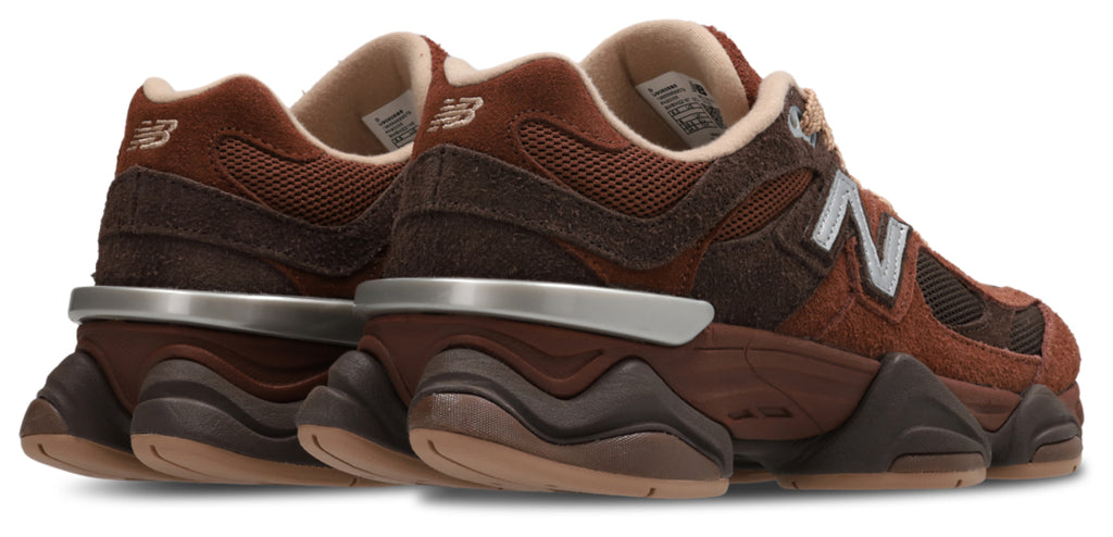 New Balance 9060 - Women Shoes — Black Coffee-Rich Oak — image 3