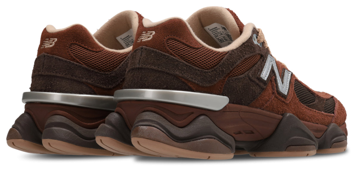 New Balance 9060 - Women Shoes — Black Coffee-Rich Oak — image 3