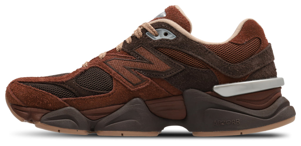 New Balance 9060 - Women Shoes — Black Coffee-Rich Oak — image 4