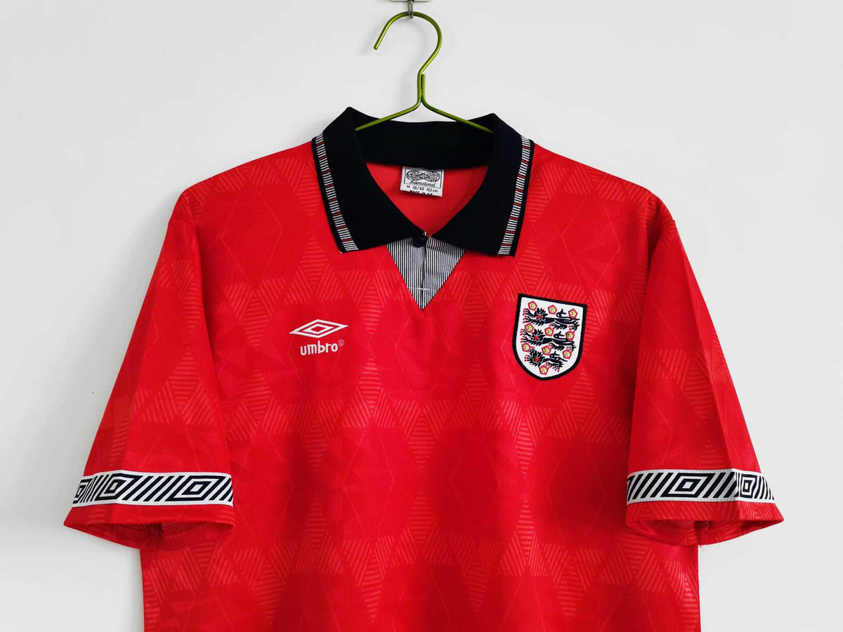 England Away Jersey Red 1990 — image 3