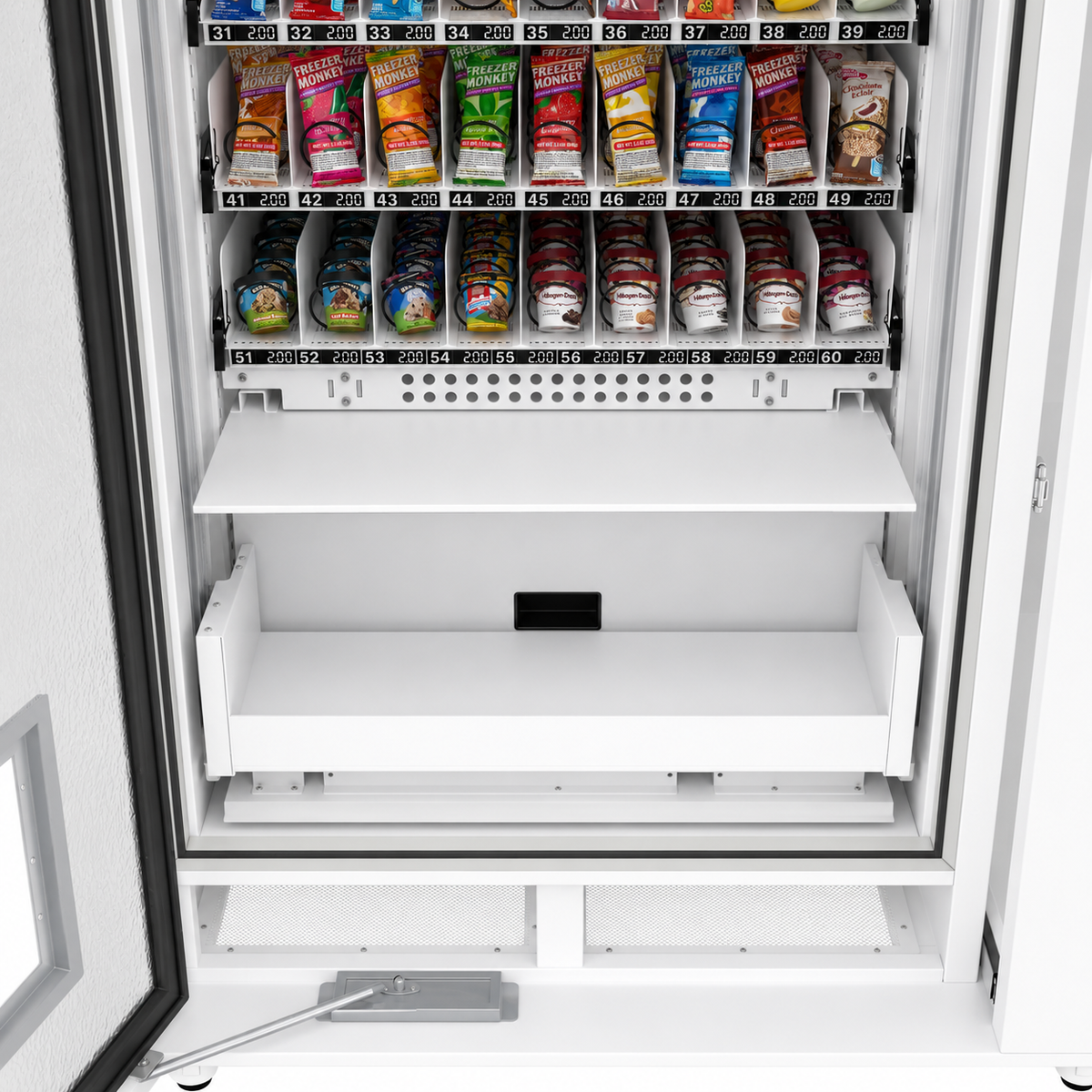Big Screen Ice Cream Vending Machine