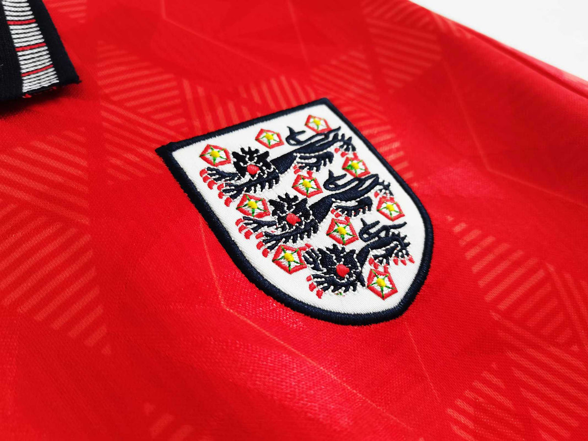 England Away Jersey Red 1990 — image 4