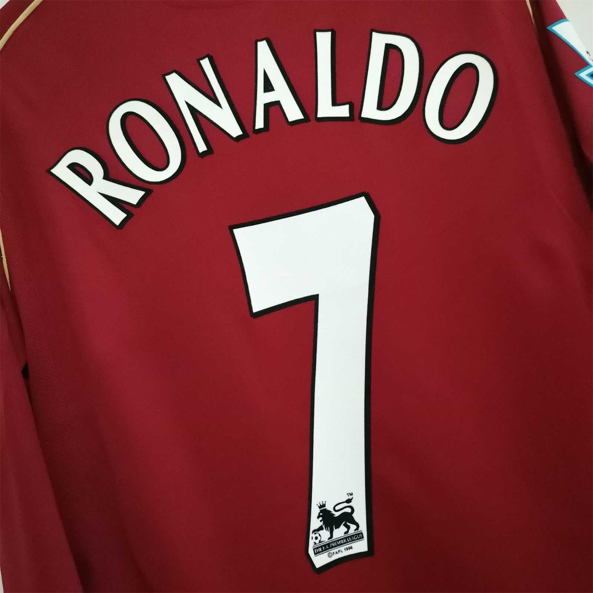 Man. United Home Premier League Long Sleeve Jersey 2006/07