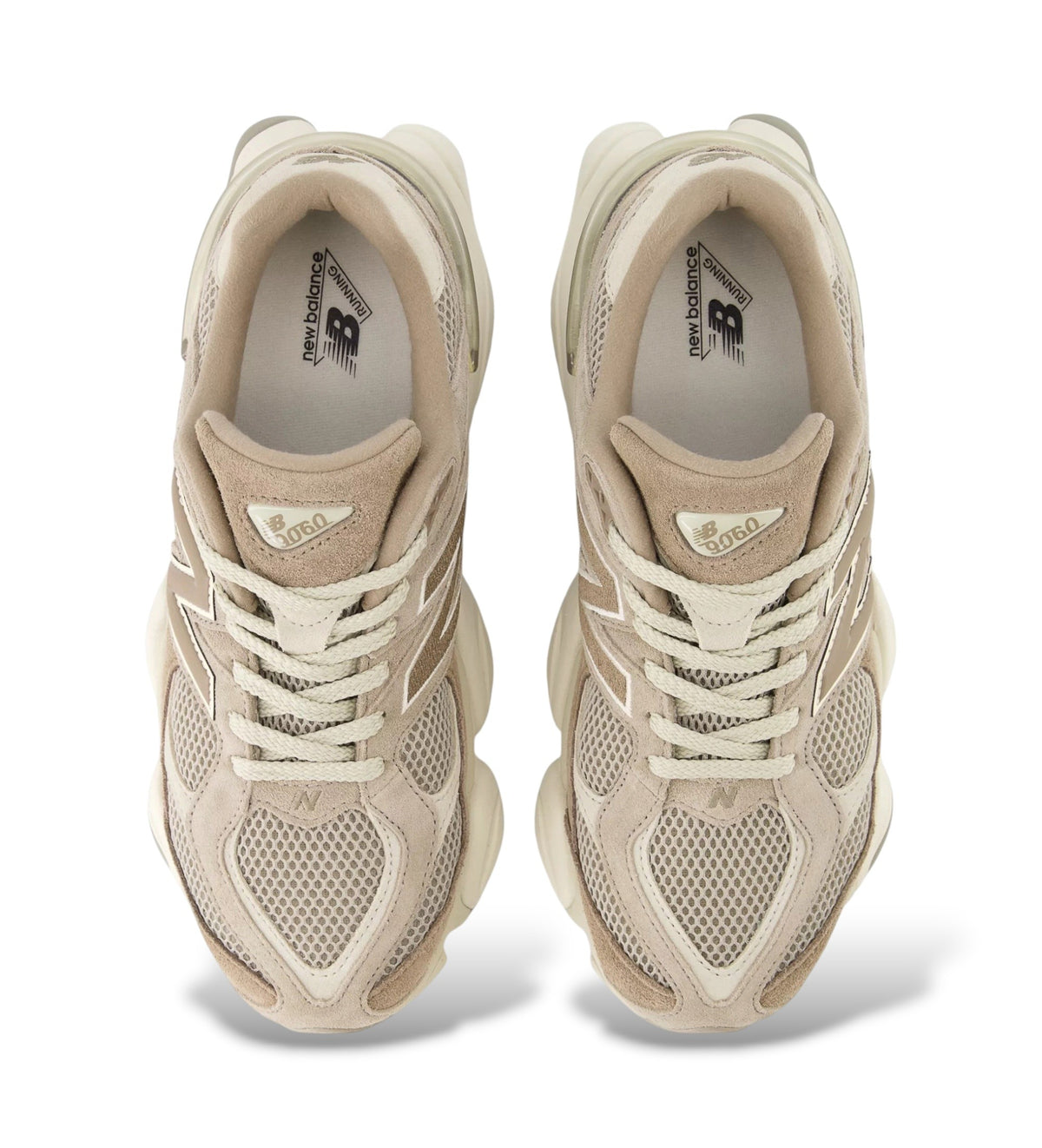 New Balance 9060 beige sneakers