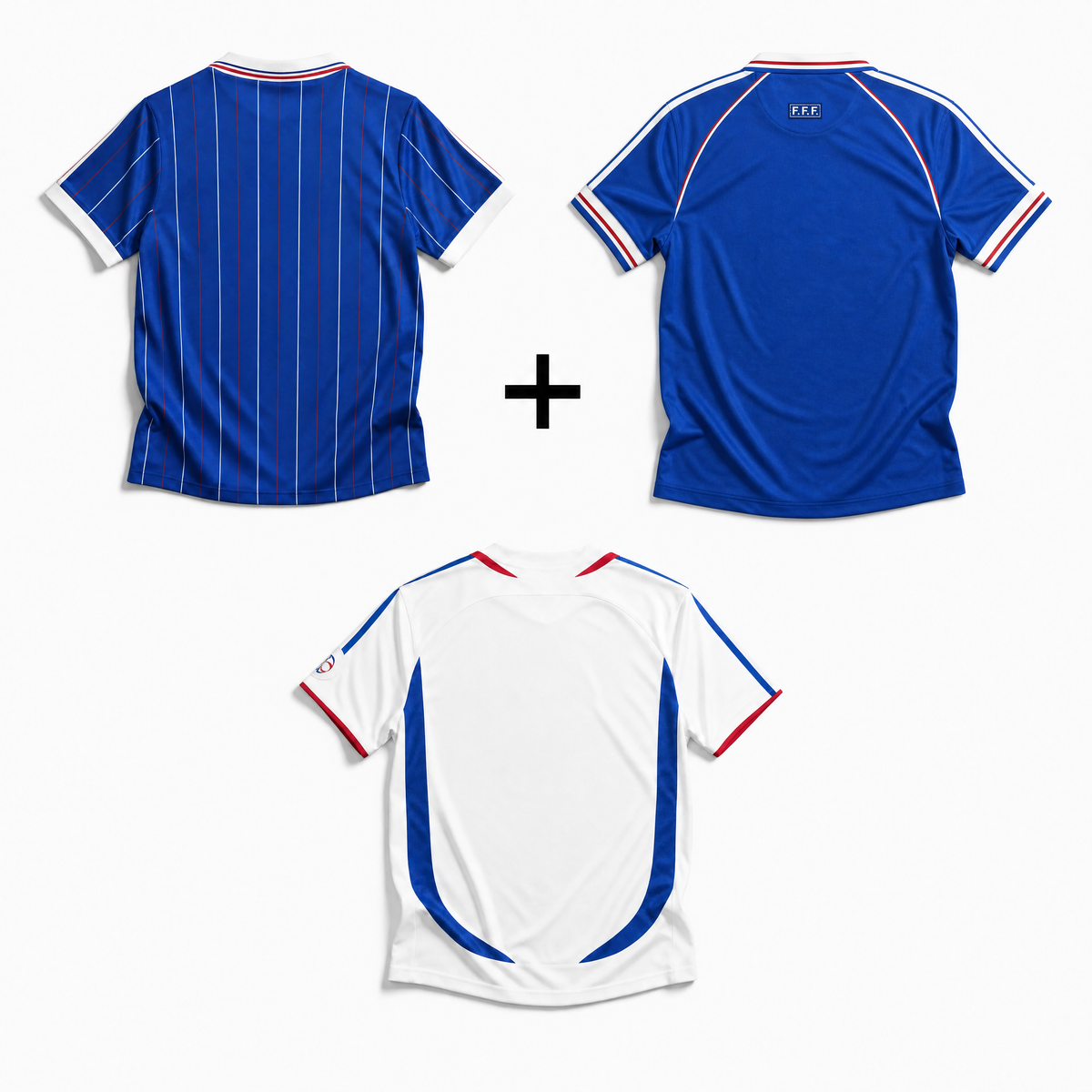 Francia 1982 + Francia 1998 + Francia Away 2006