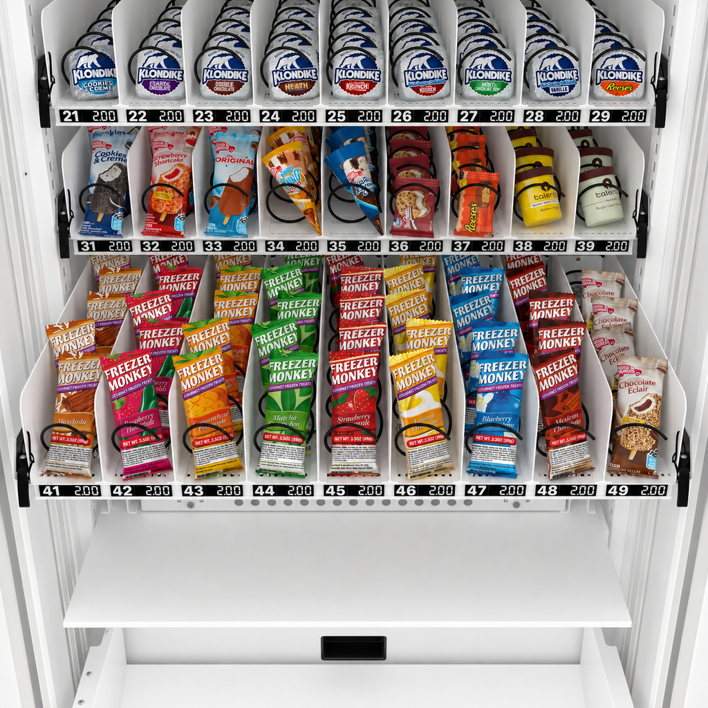 Big Screen Ice Cream Vending Machine