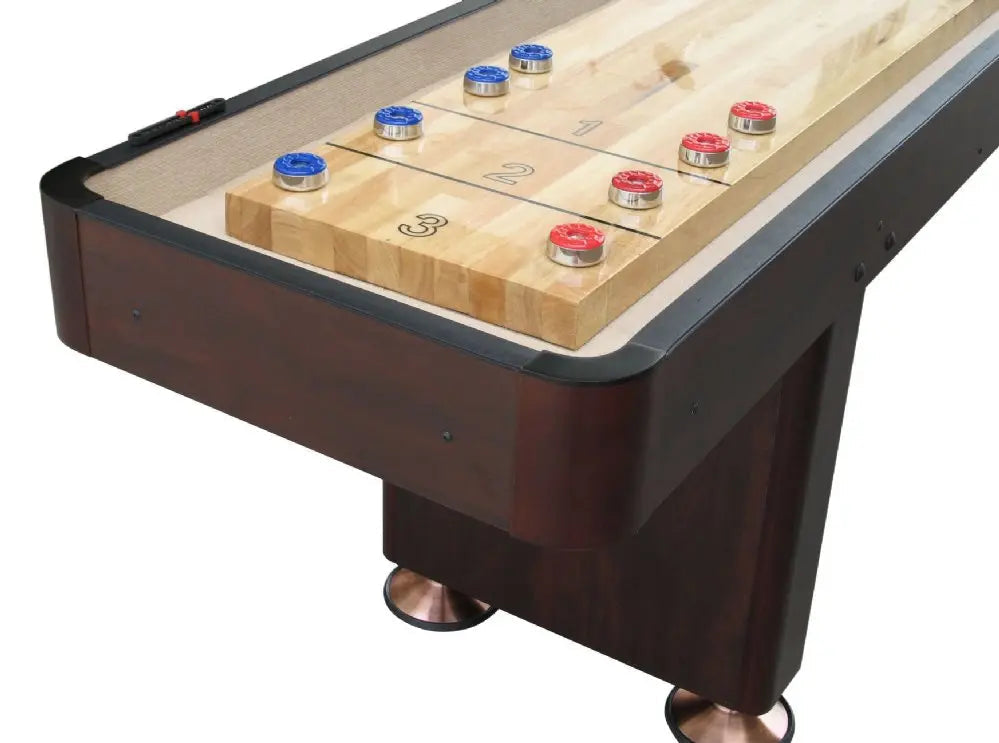 "The Standard" 16 Foot Shuffleboard Table by Berner Billiards in Espresso or Black