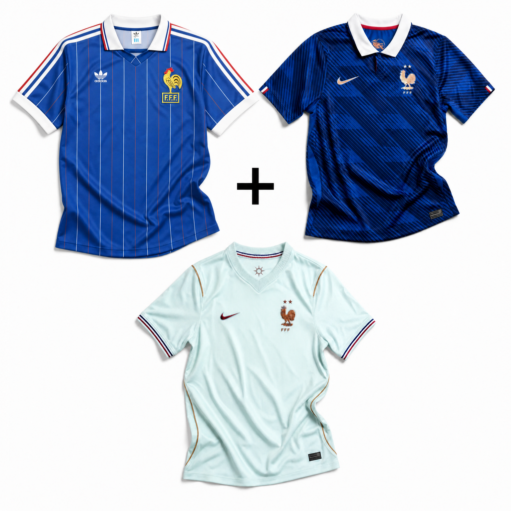Francia 1982 + Francia Home 2026 + Francia Away 2026