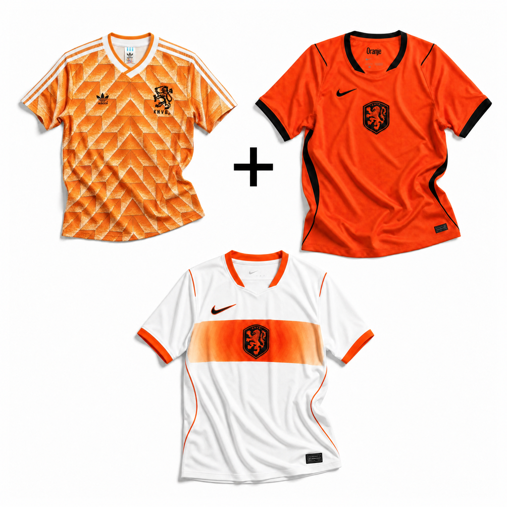 Paesi Bassi 1988 + Paesi Bassi Home 2026 + Paesi Bassi Away 2026