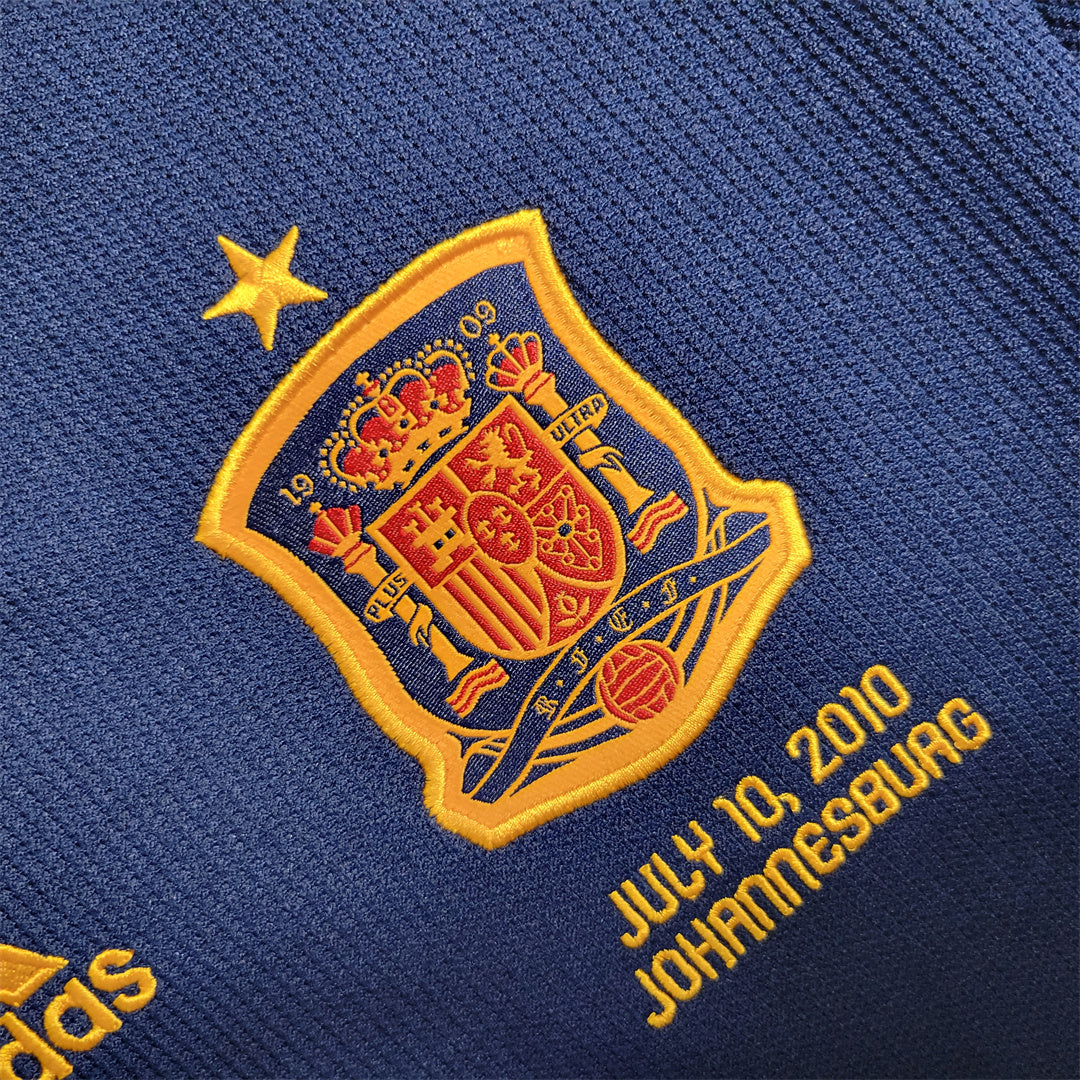 Spain Away Jersey 2010 World Cup Victory