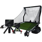 Garmin Approach R10 Golf Launch Monitor Home Net Studio with The Net Return Premium Hitting Net Package