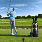 Garmin Approach R10 Golf Launch Monitor Home Net Studio with The Net Return Premium Hitting Net Package