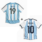 Maglia Messi Argentina Home 2006 World Cup + Maglia Messi Argentina Home 2026 World Cup
