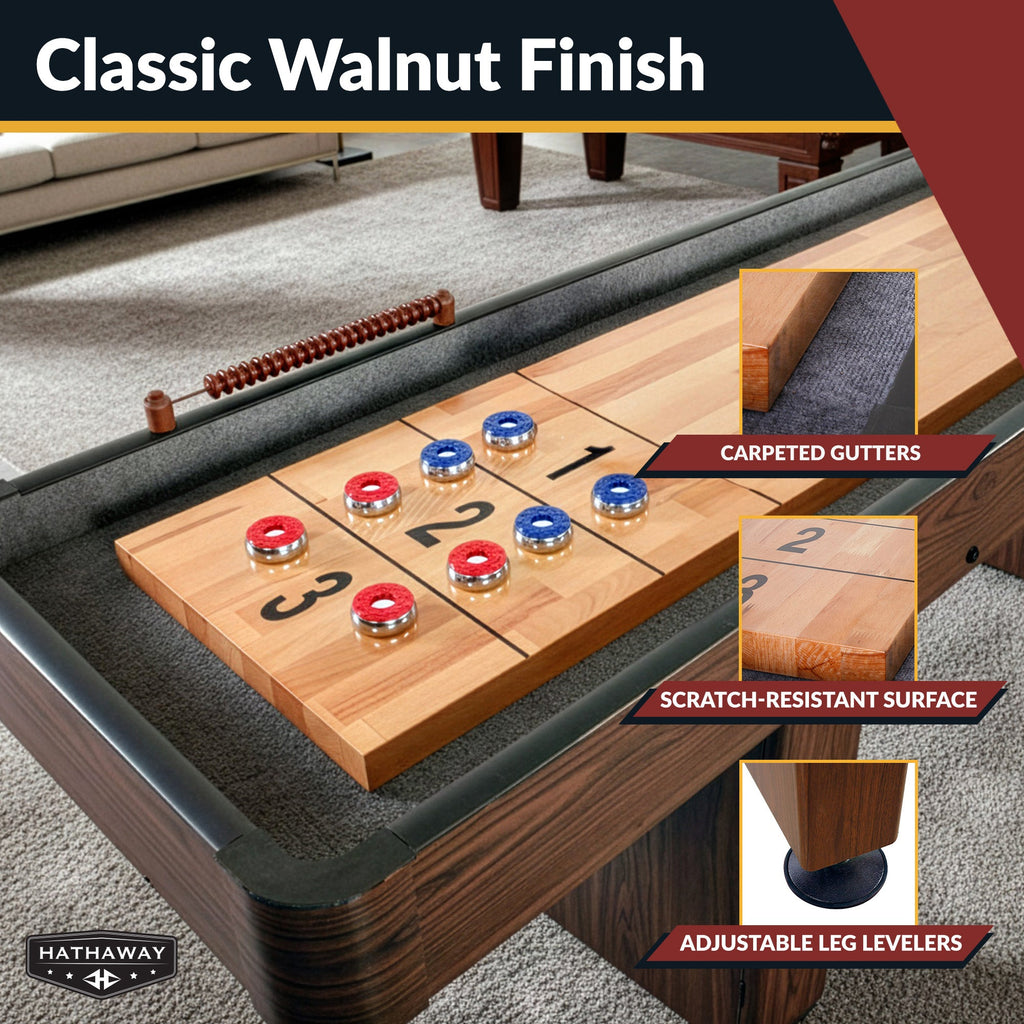 Hathaway Challenger Shuffleboard Table BG1205 / BG1210 / BG1212 / BG1214 / BG1218