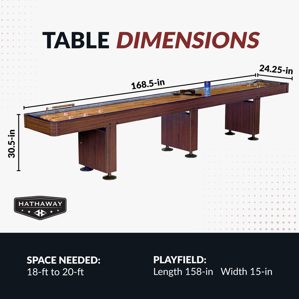 Hathaway Challenger Shuffleboard Table BG1205 / BG1210 / BG1212 / BG1214 / BG1218