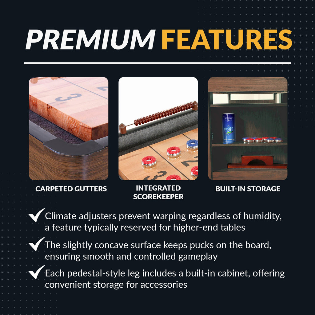 Hathaway Challenger Shuffleboard Table BG1205 / BG1210 / BG1212 / BG1214 / BG1218