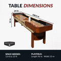 Hathaway Merlot Shuffleboard Table BG1305 / BG1312 / BG50357 / BG50358