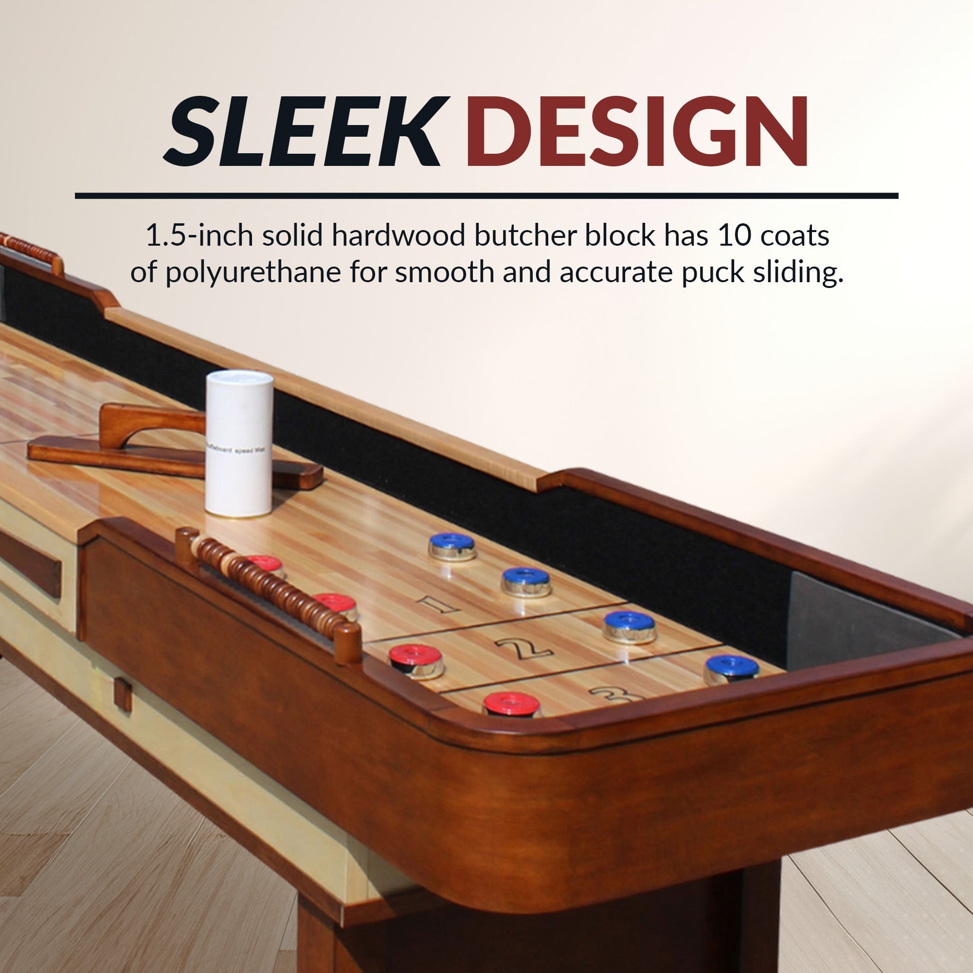 Hathaway Merlot Shuffleboard Table BG1305 / BG1312 / BG50357 / BG50358