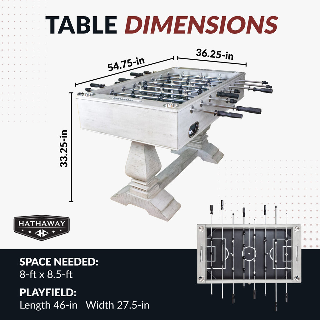 Hathaway Montecito 55-in Foosball Table - Driftwood BG5022