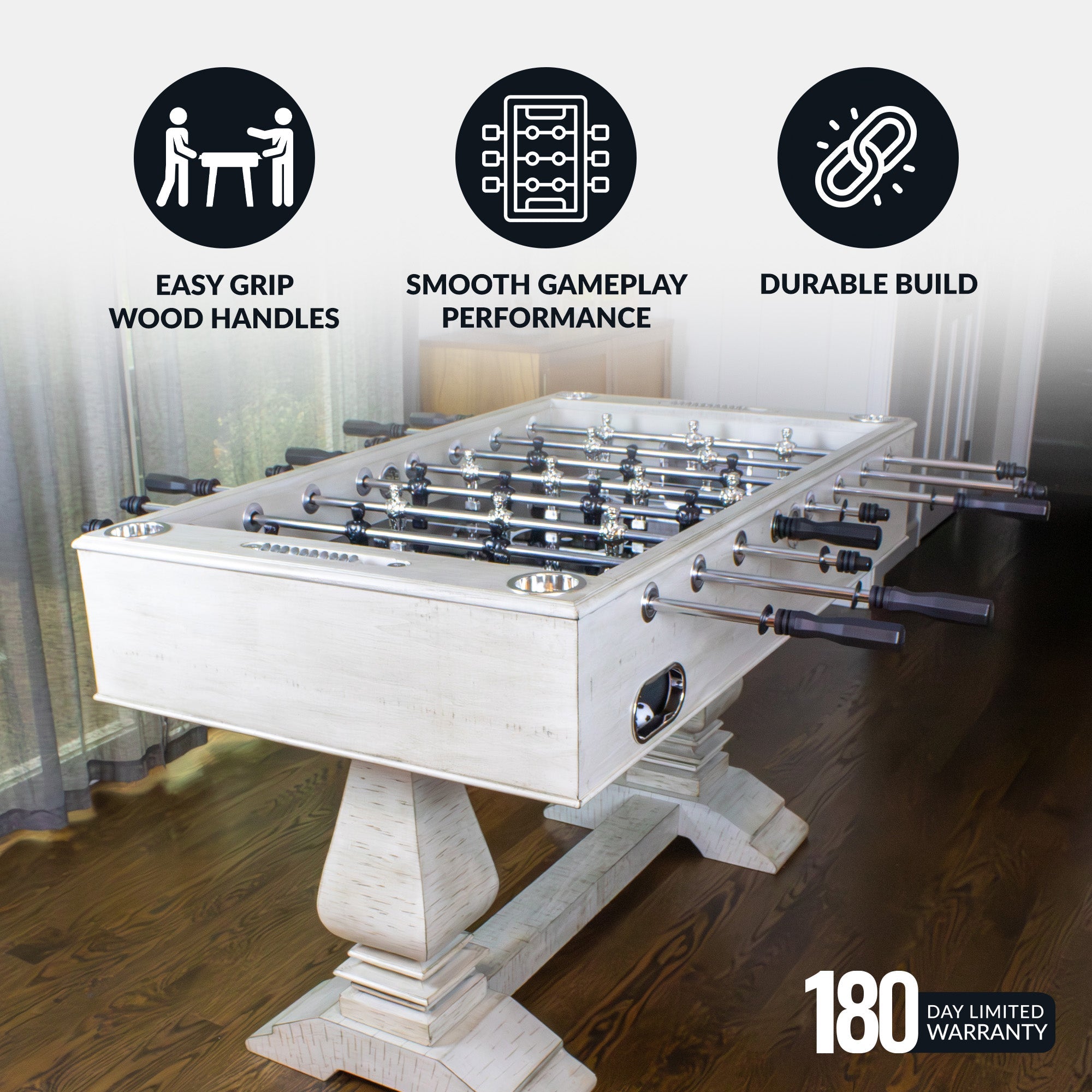 Hathaway Montecito 55-in Foosball Table - Driftwood BG5022