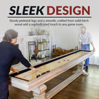 Hathaway Montecito 12-ft Shuffleboard Table - Driftwood Finish BG5025