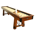 Hathaway Cheyenne 12-ft Shuffleboard Table - Rustic Oak Finish BG50354