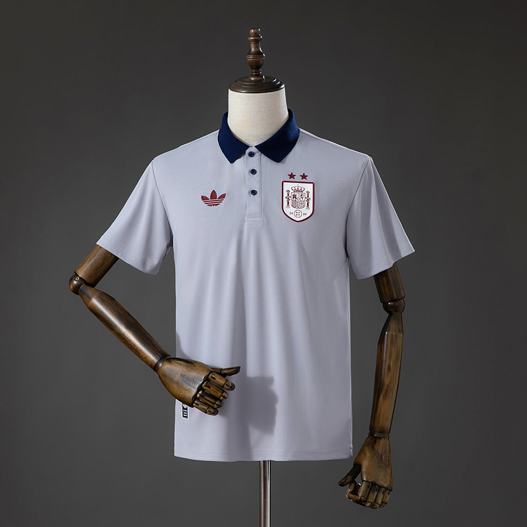 Spain 26/27 Polo Grey Jersey