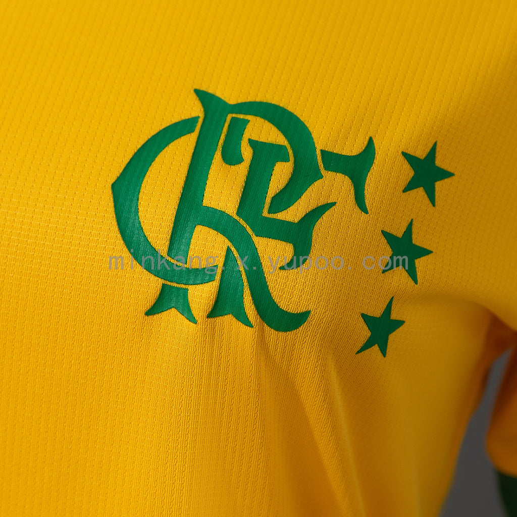 Flamengo 26/27 Zico Signature World Cup Version Yellow Womens Jersey