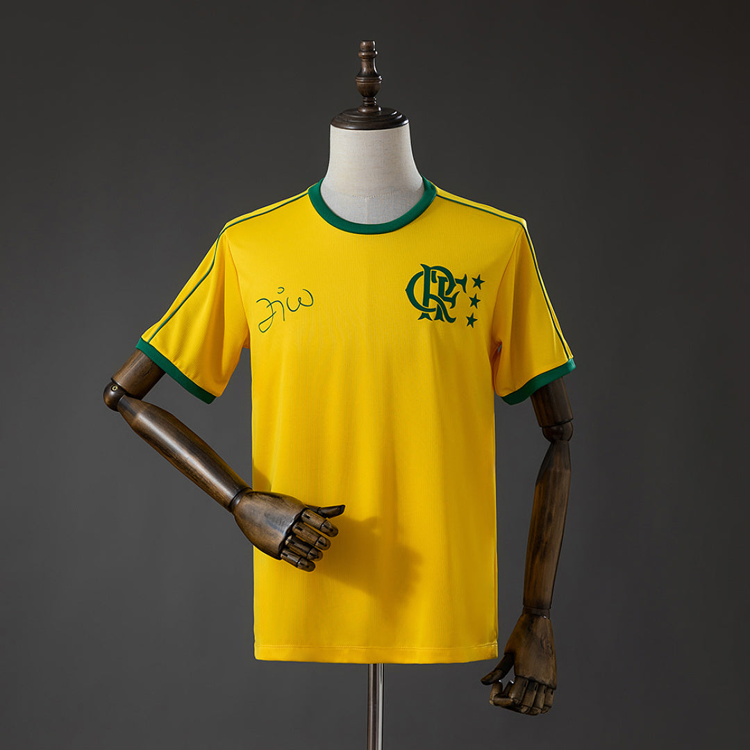 Flamengo 26/27 Zico Signature World Cup Version Yellow Jersey