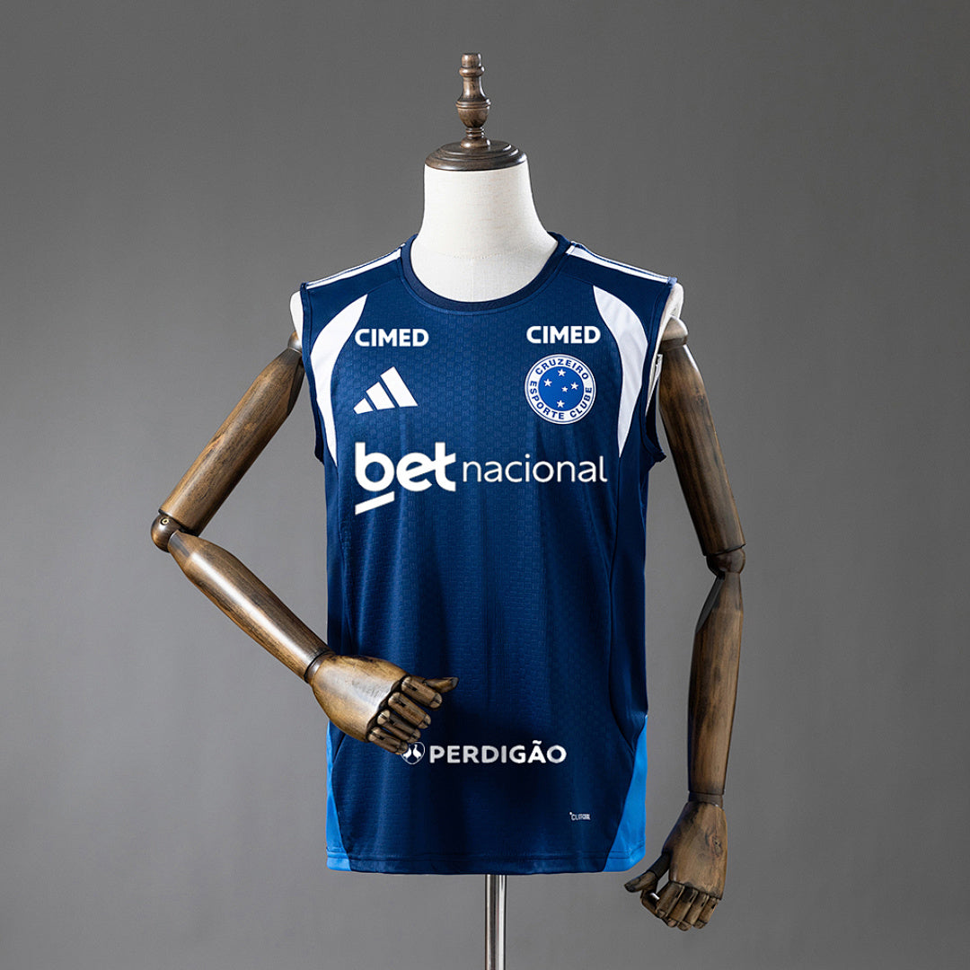 Cruzeiro 26/27 All sponsors Training - Dark Blue Vest Jersey