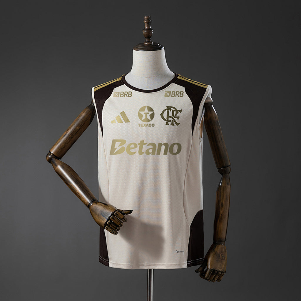 Flamengo 26/27 All sponsors Training - Apricot Vest Jersey