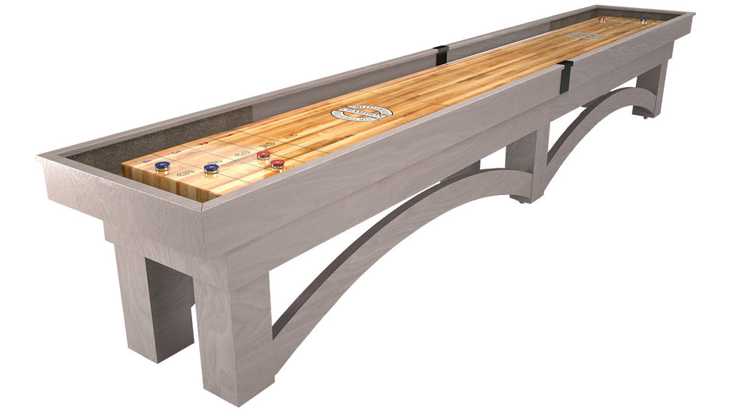 Arch Shuffleboard Table - Solid Oak Craftsmanship with Champion’s Signature Gameplay